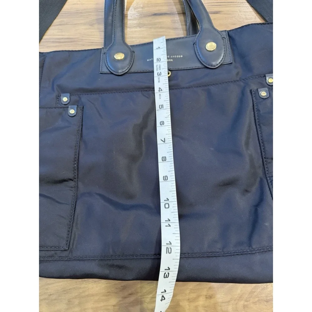 Marc By Marc Jacobs Black Nylon Diaper Bag Tote Crossbody Baby Bag Large